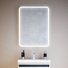 Зеркало «Альбано 60 с сенсорным выключателем, диммер и муз. блок», фото