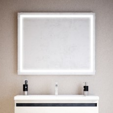 Зеркало «Барго 120 с сенсорным выключателем, диммер, муз. блок и антизапотеватель», фото