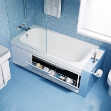 Экран для ванной «МДФ Soft (с корзинами)», фото