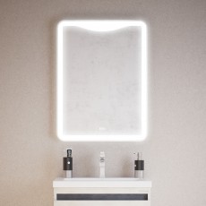 Зеркало «Орли 80 сенсорный выключатель, диммер и муз. блок», фото