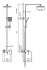 Душевая стойка Timo Selene SX-1013/00 z Хром (телескоп) (с изливом), фото 2, цена