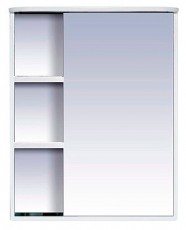 Зеркальный шкаф «Венера 60 правый, со светом, белый», фото