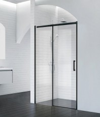 Душевая дверь Belbagno ACQUA-BF-1-120-C-NERO, фото 1, цена