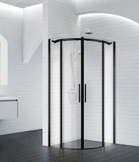 Душевой уголок без поддона Belbagno ACQUA-R-2-90-C-NERO, фото 1, цена