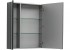 Зеркальный шкаф Aquanet Алвита 80 серый антрацит, фото 3, цена