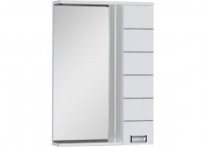 Зеркальный шкаф Aquanet Доминика 60 LED белый, фото 1, цена