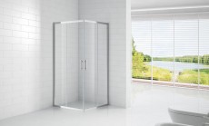 Душевой уголок без поддона Belbagno ECO-O-A-2-90-C-Cr, фото 1, цена