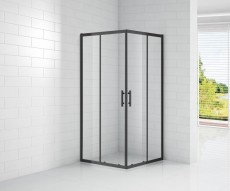 Душевой уголок без поддона Belbagno ECO-O-A-2-90-C-NERO, фото 1, цена