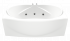 Акриловая ванна BAS Фиеста (каркас), фото 3, цена