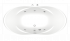 Акриловая ванна BAS Фиеста (каркас), фото 4, цена