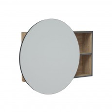 Зеркальный шкаф «Форест 100 с круглым зеркалом», фото