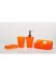 Стакан для зубных щёток Fixsen GLADY оранжевый GL98-67, фото 2, цена