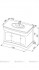 Комплект мебели напольный Aquanet Греция 110 белый/бежевый мрамор, фото 4, цена