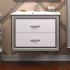 Комплект мебели подвесной Opadiris Карат белый с серебряной патиной, фото 2, цена