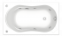 Акриловая ванна BAS Кэмерон стандарт (на ножках), фото 5, цена