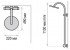 Душевая стойка Valentine Key Largo (термостат), фото 2, цена