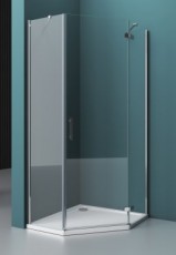 Душевой уголок без поддона Belbagno KRAFT-P-1-90-C-Cr-R, фото 1, цена