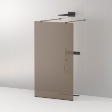 Неподвижная душевая перегородка Belbagno LIBERTA-L-2-90-120-BR-NERO, фото 1, цена