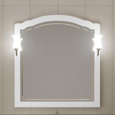 Зеркало «Лоренцо белый матовый», фото