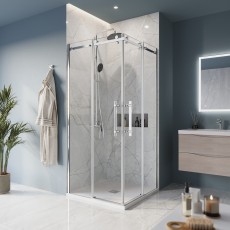 Душевой уголок без поддона Belbagno MARINO-A-2-90-C-CR, фото 1, цена