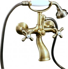 Смеситель для ванны и душа «Morava Retro MK159.5/2SM классический с душем, бронза», фото