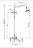 Душевая стойка Timo Nelson SX-1290/00 Хром (с изливом), фото 5, цена