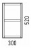 Шкаф навесной Corozo Ниша для хранения, фото 3, цена