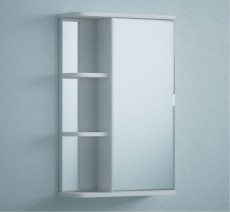 Зеркальный шкаф «Орион 40 полочки слева», фото