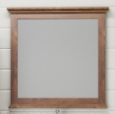Зеркало «Палермо белый мат/светлый орех», фото