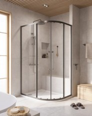 Душевой уголок без поддона Belbagno RELAX-304-RH-2-120/90-C-GM, фото 1, цена