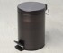 Ведро для мусора WasserKraft с педалью, 5 литров К-655 (тёмная бронза), фото 3, цена