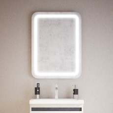 Зеркало «Сиена 80 сенсорный выключатель, диммер и часы», фото