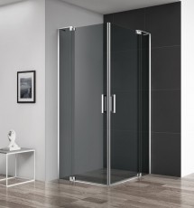 Душевой уголок без поддона Belbagno SLIDER-A-2-100/110-GRIGIO-Cr, фото 1, цена