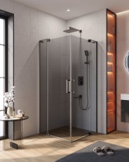 Душевой уголок без поддона Belbagno SLIDER-A-2-70/80-GRIGIO-GM, фото 1, цена