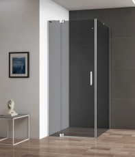 Душевой уголок без поддона Belbagno SLIDER-AH-1-100-100/110-GRIGIO-Cr, фото 1, цена