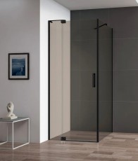 Душевой уголок без поддона Belbagno SLIDER-AH-1-80-100/110-BR-NERO, фото 1, цена