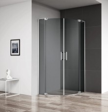 Душевой уголок без поддона Belbagno SLIDER-R-2-90/100-GRIGIO-Cr, фото 1, цена