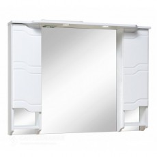 Зеркальный шкаф Runo Стиль 105 с подсветкой, фото 1, цена