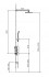 Душевой комплект встраиваемый Timo Tetra-thermo SX-0199/00SM Хром с изливом (термостат), фото 4, цена