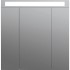 Зеркальный шкаф Dreja Uni 80 белый (три дверцы), фото 5, цена