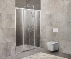 Душевая дверь Belbagno UNIQUE-BF-2-150/180-C-Cr, фото 1, цена