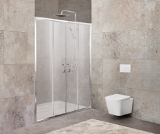 Душевая дверь Belbagno UNIQUE-BF-2-150/180-P-Cr, фото 1, цена