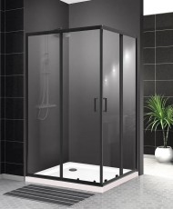 Душевой уголок без поддона Belbagno UNO-195-AH-2-120/100-C-NERO, фото 1, цена