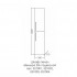 Пенал подвесной Santa Венера 30 дуб шале графит, фото 3, цена