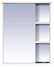 Зеркальный шкаф «Венера 60 леый,. со светом, белый», фото