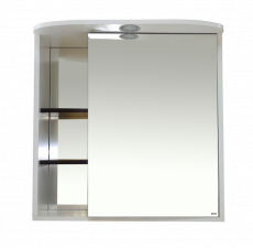 Зеркальный шкаф «Венера 80 правый, со светом, комбинированный», фото