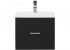 Тумба с раковиной подвесная Aquanet Верона NEW 50 1 ящик, черная, фото 2, цена